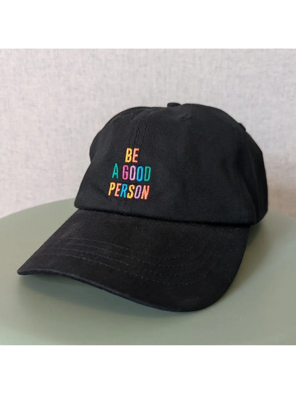 Be A Good Person adjustable cotton dad hat